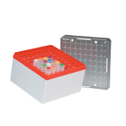 [78022] Kryo-Aufbewahrungsbox PC, rot, 9 x 9 Plätze, 96 mm hoch, 5 Stck./Pack - Art. Nr. 78022