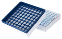 Kryoboxen (PC) 81 Plätze 53 mm hoch blau 4 St./Pac
