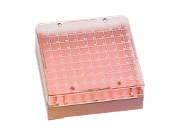 [78043] Kryo-Aufbewahrungsboxen aus PS, 100 Stellplätze, rosa - Art. Nr. 78043