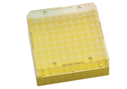 [78044] Kryo-Aufbewahrungsboxen aus PS, 100 Stellplätze, gelb - Art. Nr. 78044