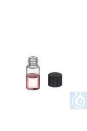 [WD-0692] Wheaton Probenfläschchen 12 ml glasklar, mit Kappe, 200 St./Pack - Art. Nr. 90114