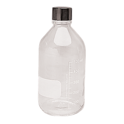 [90194] Wheaton-Media/Labor-Flaschen mit Verschluss 500 ml 6 Stk. - Art. Nr. 90194
