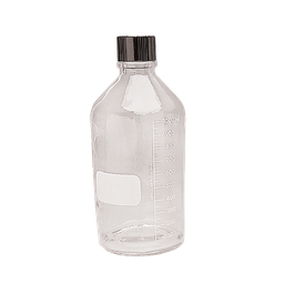 [90195] Wheaton-Media/Labor-Flaschen mit Verschluss 1000 ml 6 Stk. - Art. Nr. 90195