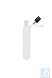 [B2756] Stickstoff-Vorlage (Schlenk-Rohr) mit PTFE-Ventilhahn, 10 ml, Hülse NS 14/23, Ve - Art. Nr. B2756