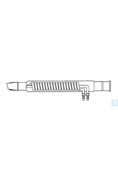 [B3181] Dimroth-Kühler mit GL-Anschlüssen, Hülse/Kern NS 29/32, Mantellänge 250 mm, Kühl - Art. Nr. B3181