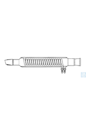 [B3198] Intensivkühler mit Oliven, Hülse/Kern NS 29/32, Mantellänge 160 mm, Kühlfläche 2 - Art. Nr. B3198