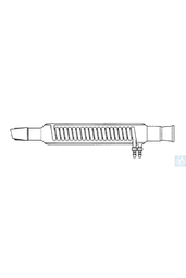 [B3199] Intensivkühler mit GL-Anschlüssen, Hülse/Kern NS 14/23, Mantellänge 160 mm, Wass - Art. Nr. B3199