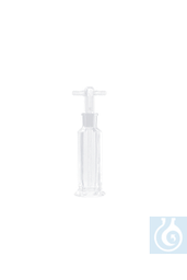 [B3470] Gaswaschflasche nach Drechsel ohne Filterplatte, komplett, 500 ml, Schliffverbin - Art. Nr. B3470