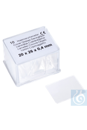 [C1004] Haemazytometer-Deckgläser 24 x 24 mm, 10 St./Pack - Art. Nr. C1004