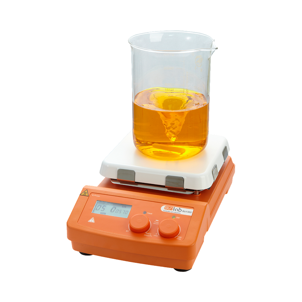 Sunlab Digitaler Magnetrührer  Heizung bis 550°C 2