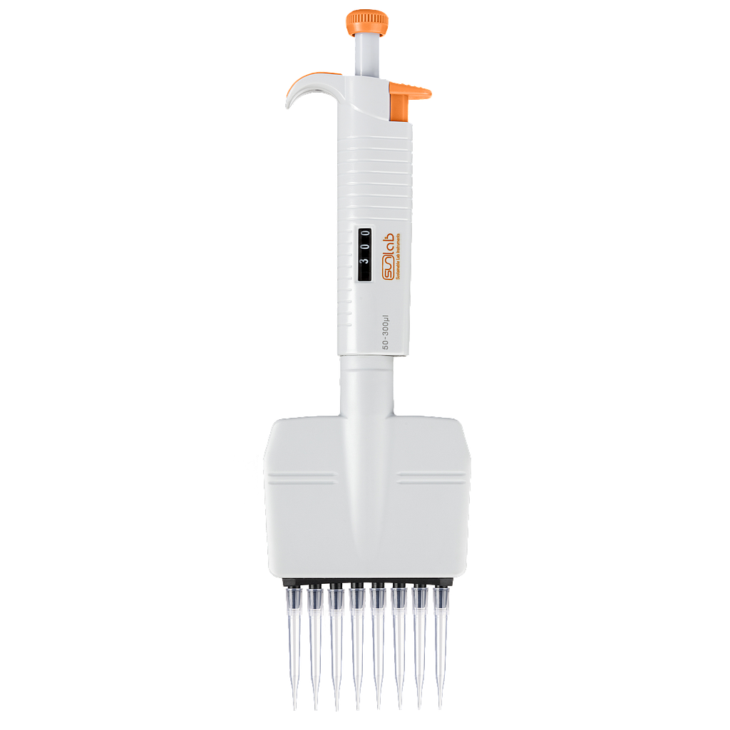 Sunlab® Mikroliterpipette, 8-Kanal, mechanisch, 5-50 µl - Art. Nr. D8711