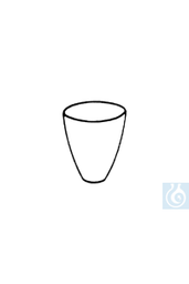 [E1179] Porzellantiegel 72 ml, 50 x 62 mm, 10 Stck./Pack - Art. Nr. E1179