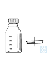 Laborflaschen Braunglas SIMAX 100 ml 10 St./Pack