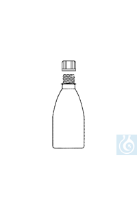PE-Enghalsflasche 50 ml  Verschluss