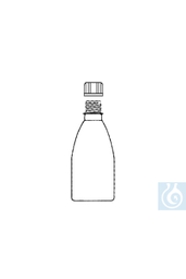 [E4140] PE-Enghalsflasche 50 ml, mit Verschluss - Art. Nr. E4140