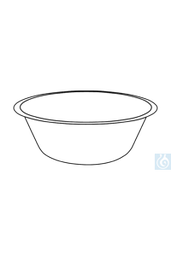 [E6986] Edelstahlschüssel, 3,5 l, 27 cm Ø, 10,5 cm hoch - Art. Nr. E6986