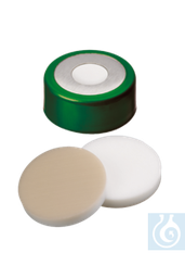 [EC1131] neochrom® Magnetische Bördelkappe (rot), 20 mm, 3 mm Tan Teflon/Siliko - Art. Nr. EC1131
